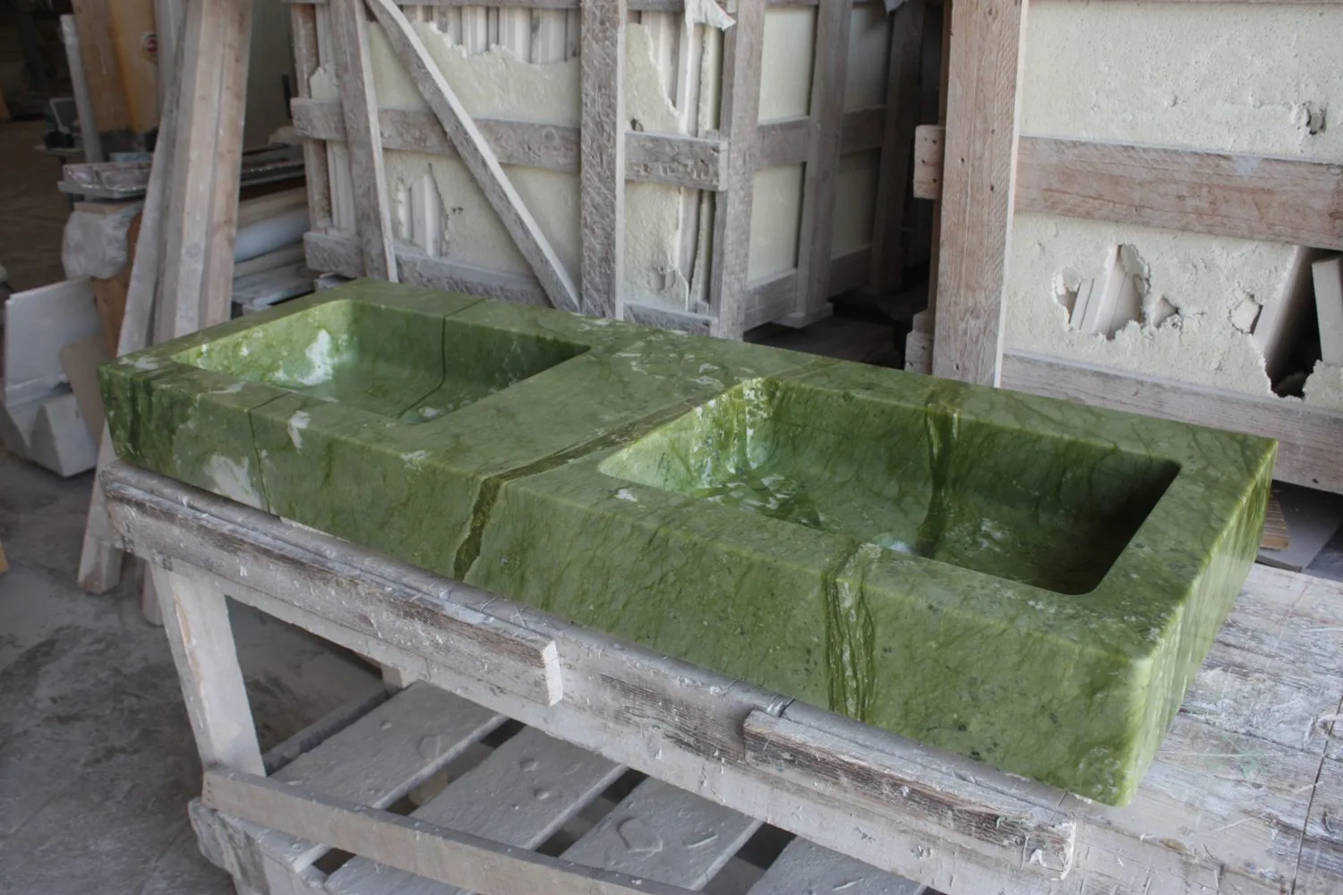 Massello in marmo e pietra naturale · Marmi di Carrara · lavoro 48