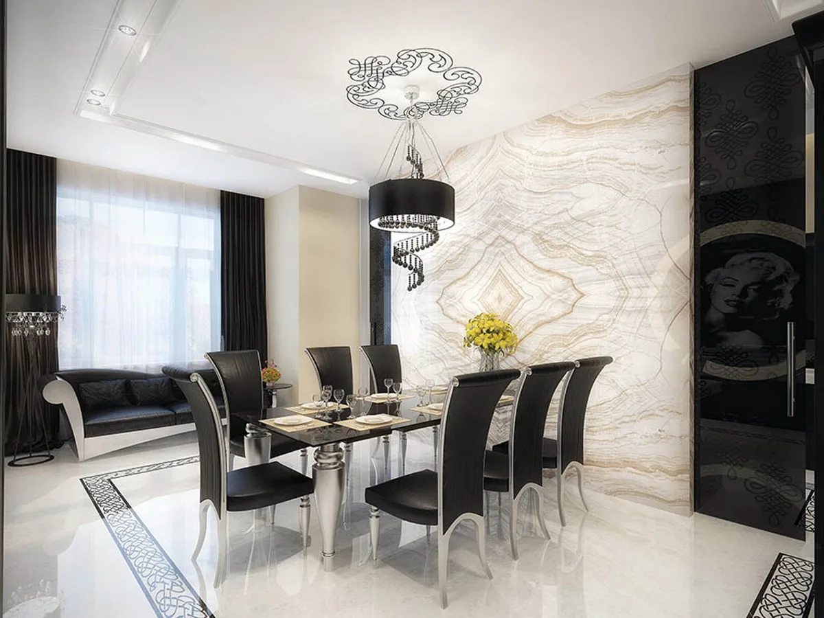 Rivestimento in marmo e pietra naturale · Marmi di Carrara · lavoro 9