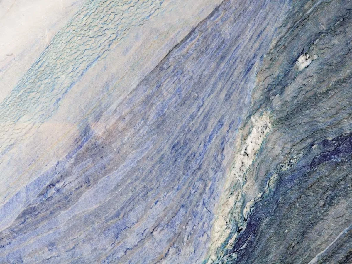 Azul Imperiale · quarzite blu · campione