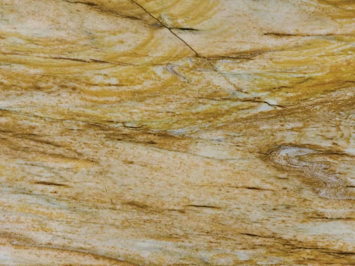 Calypso Gold · quarzite giallo · campione