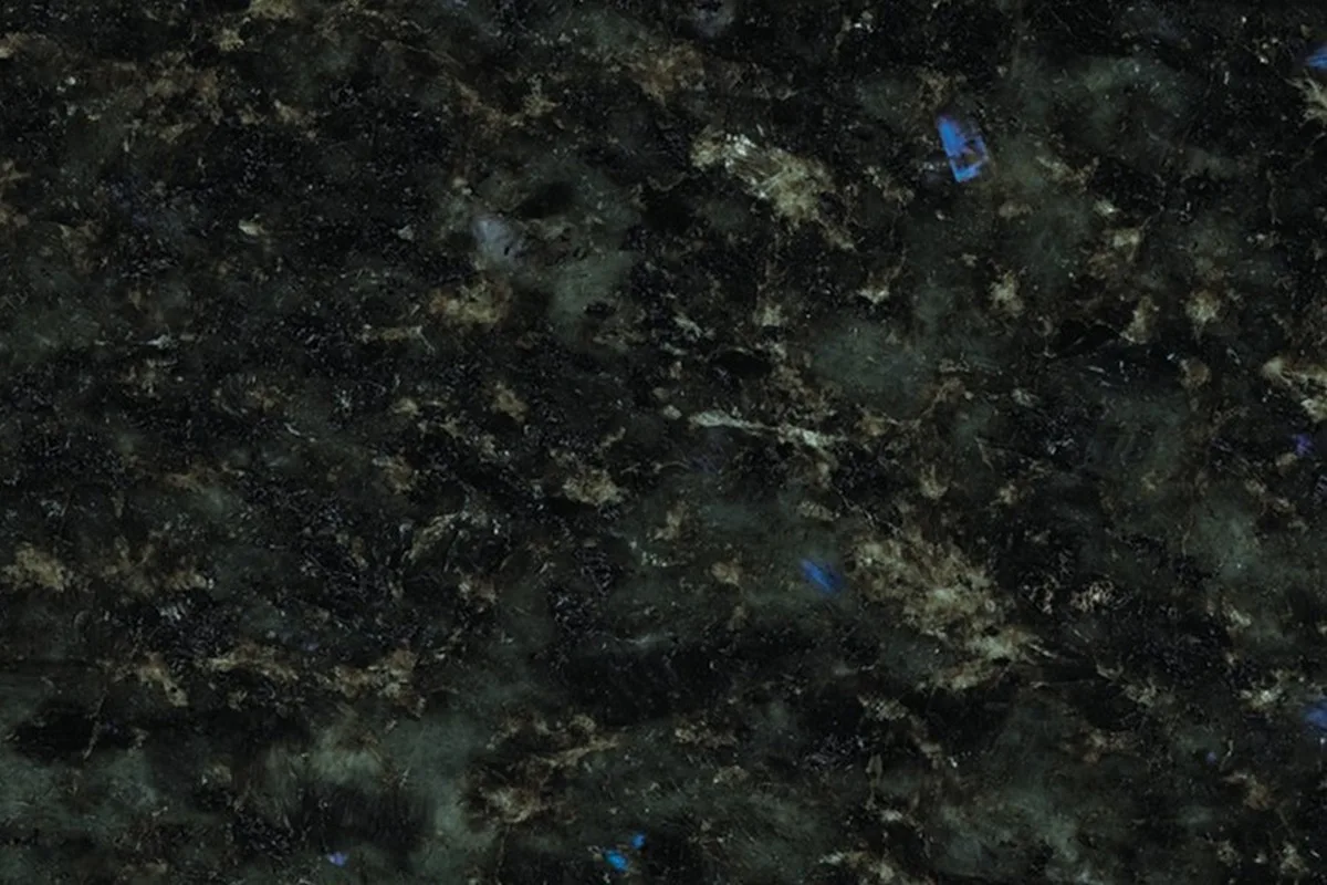 Caribbean Blue · quarzite verde · campione