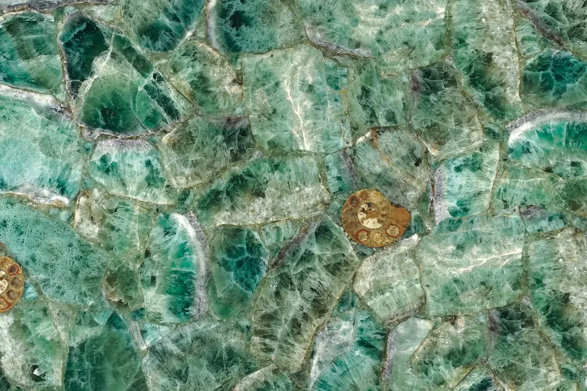 Emerald Fluorite · marm