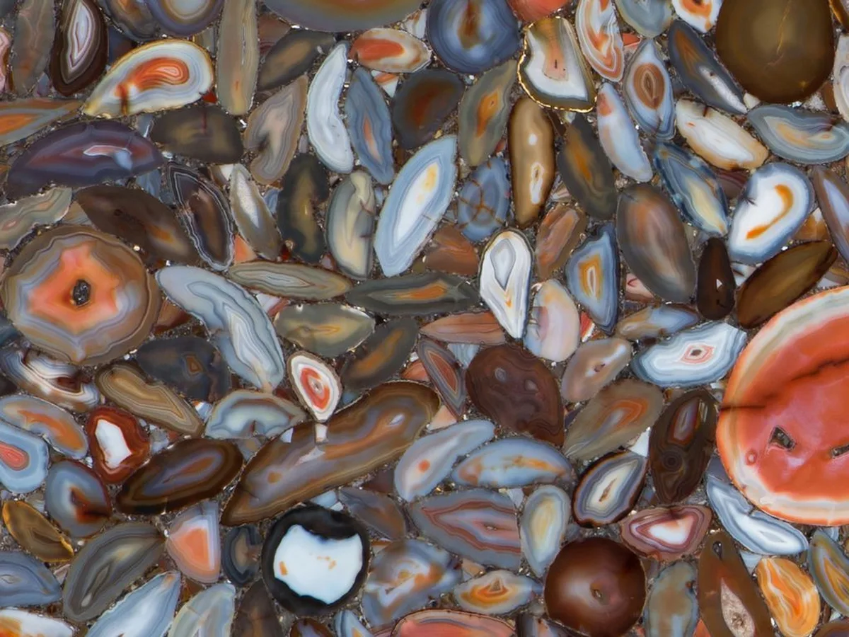 Red Agate · pietra semipreziosa rosso · campione