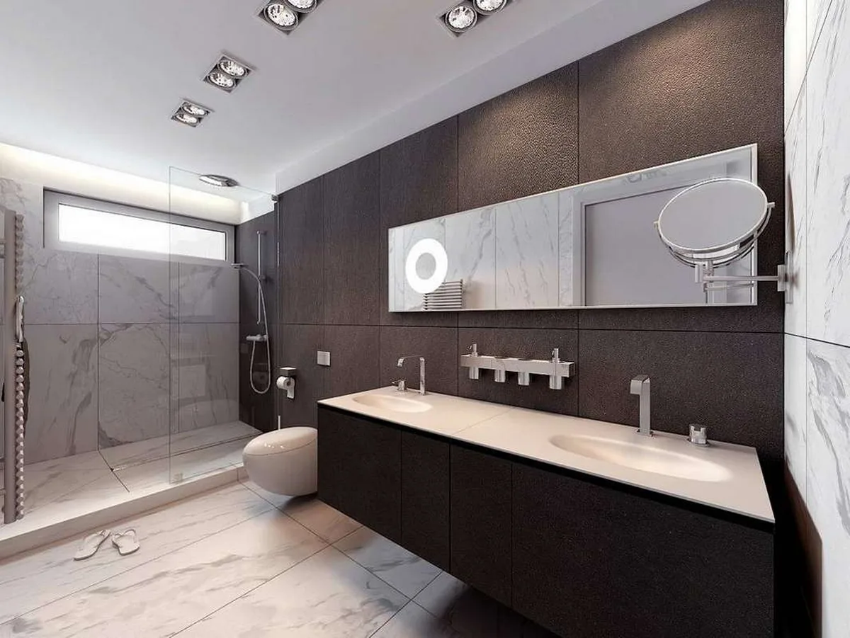 Bagni in marmo e pietra naturale · Marmi di Carrara · progetto 21