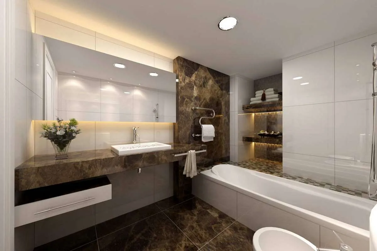 Bagni in marmo e pietra naturale · Marmi di Carrara · progetto 23