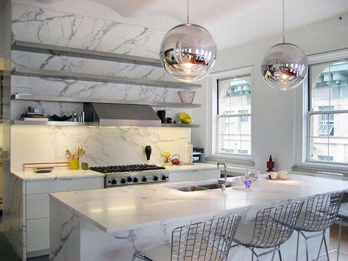 Cucine in marmo e pietra naturale · Marmi di Carrara · progetto 11